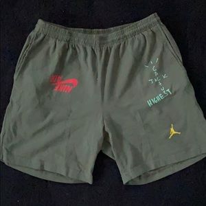 travis scott air jordan shorts